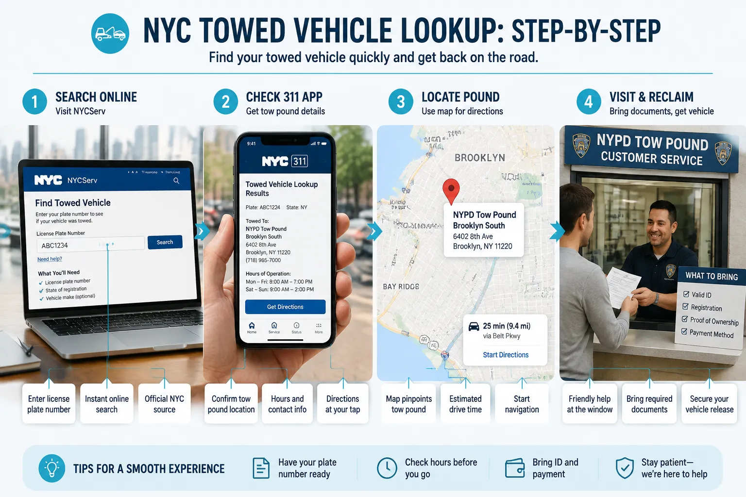 Official NYC Towed Vehicle Lookup: Start Here to Find a Towed Vehicle NYC