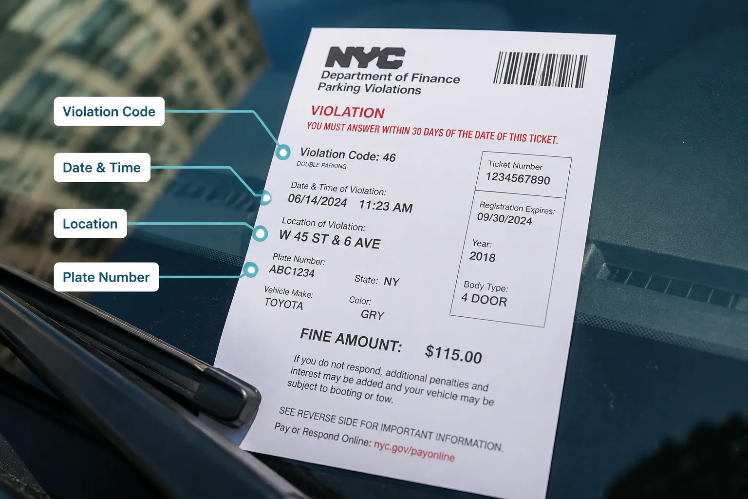 Understanding Double Parking Violations in NYC