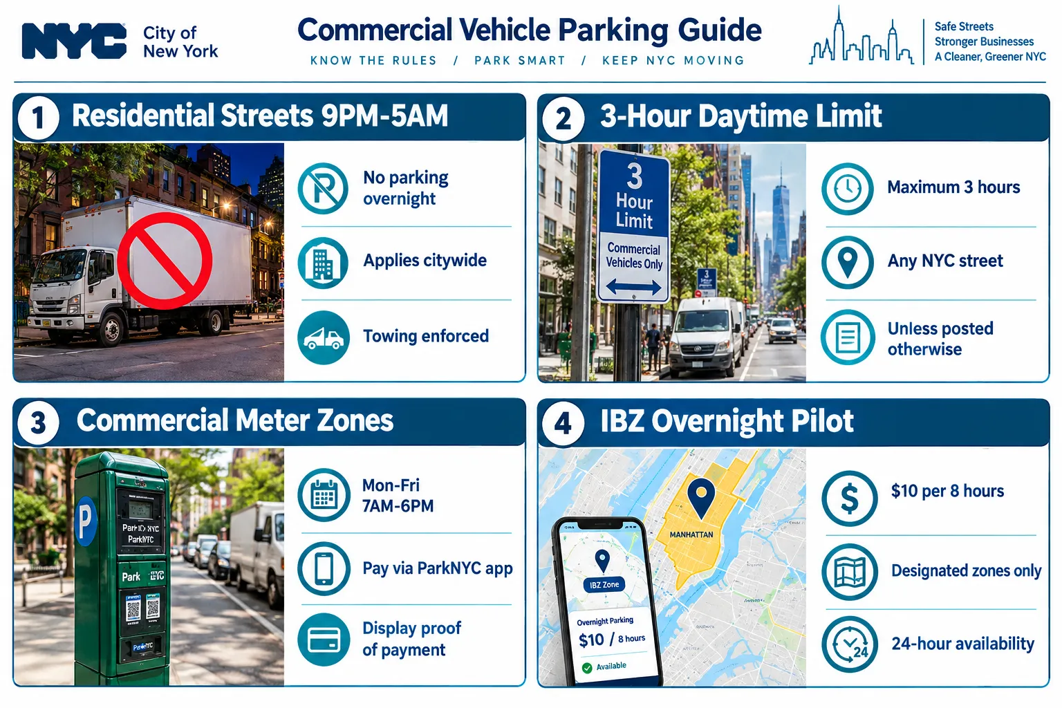 Understanding NYC's Core Commercial Vehicle Parking Restrictions