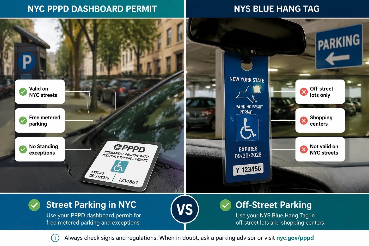 Understanding NYC's Dual Disability Parking Permit System