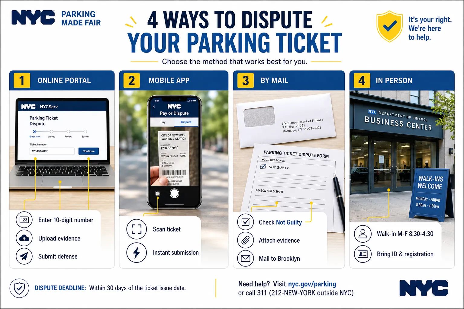 How to Fight a NYC Parking Ticket Online