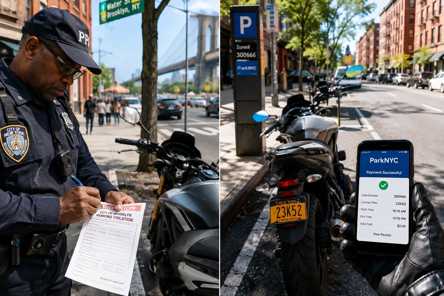 Motorcycle Parking Rules NYC: Alternate Side Parking Enforcement
