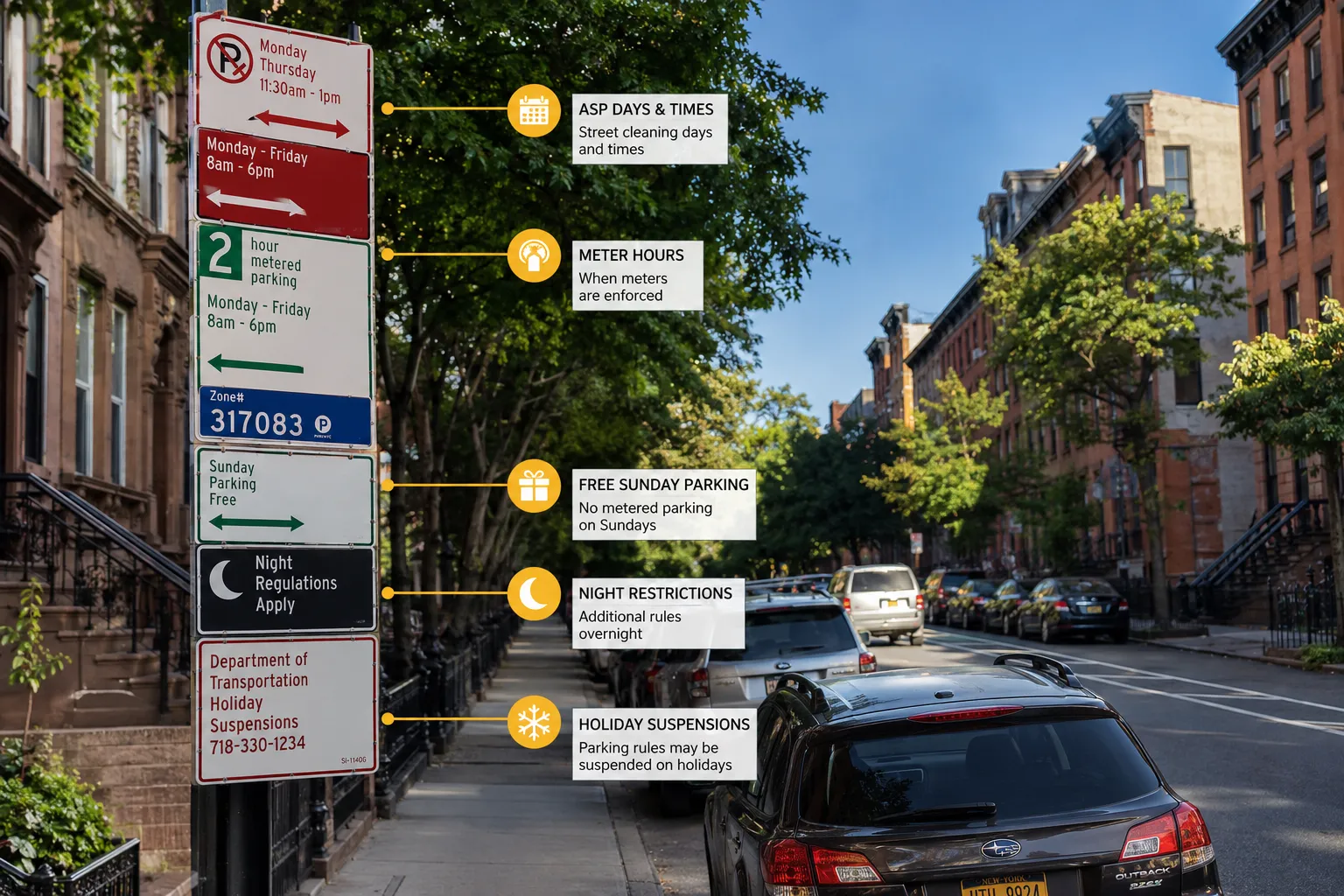 Where Free Street Parking Actually Exists in NYC