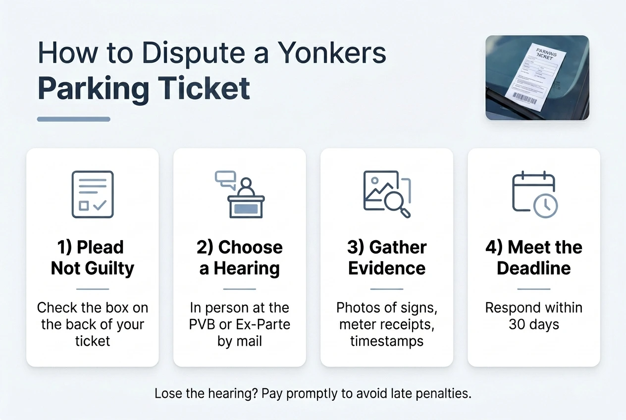 How to Dispute Yonkers Parking Tickets