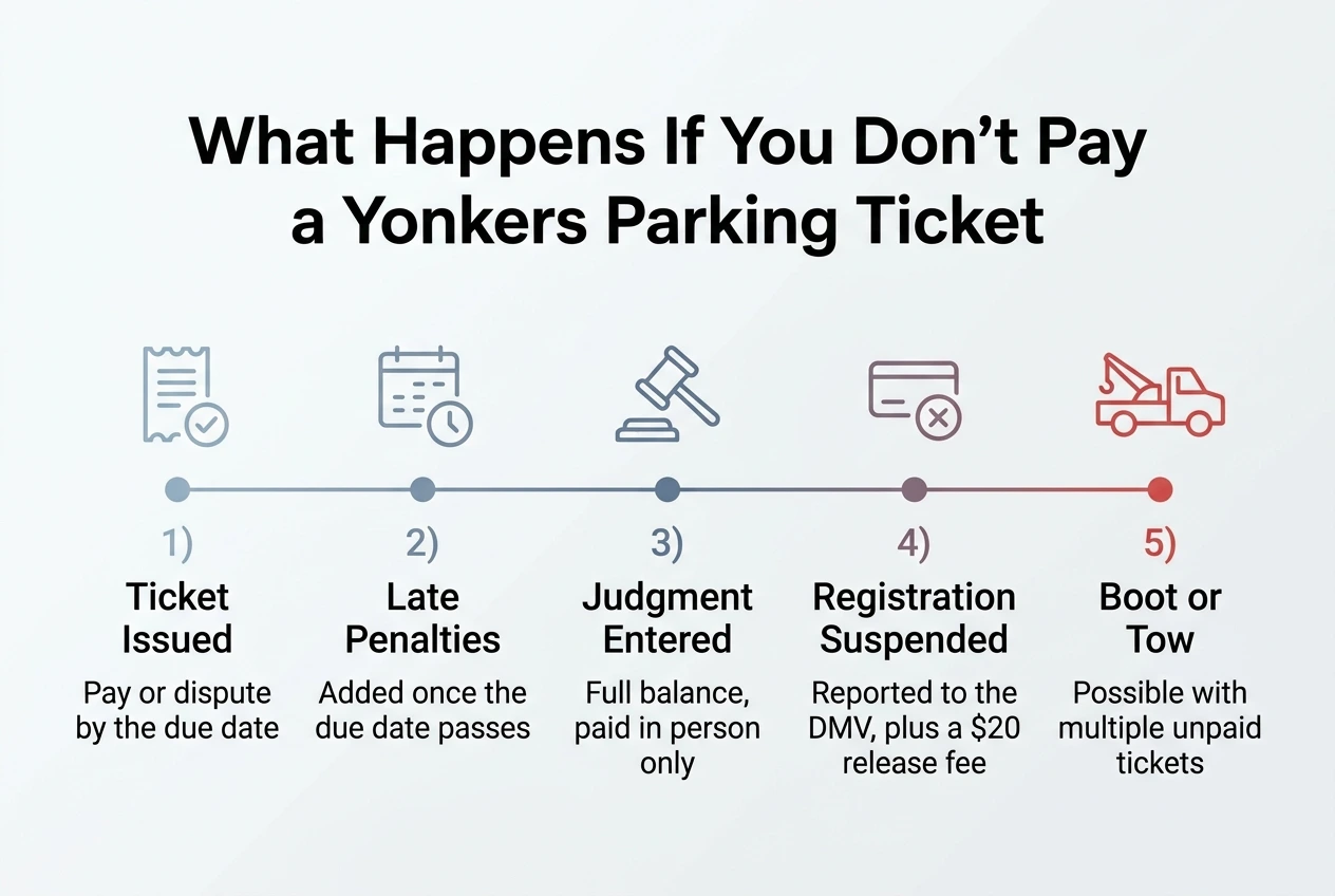 What Happens If You Don't Pay a Yonkers Parking Ticket