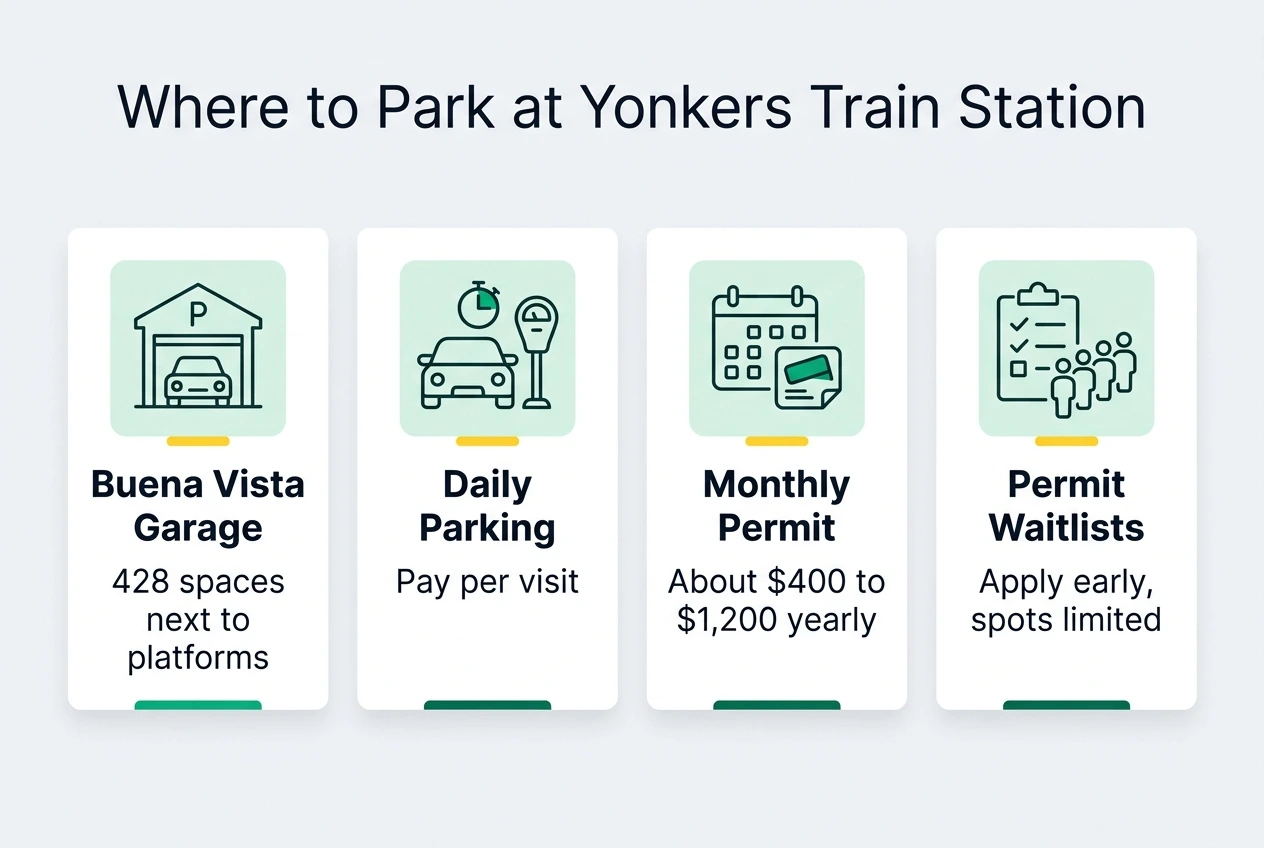 Where to Park at Yonkers Train Station
